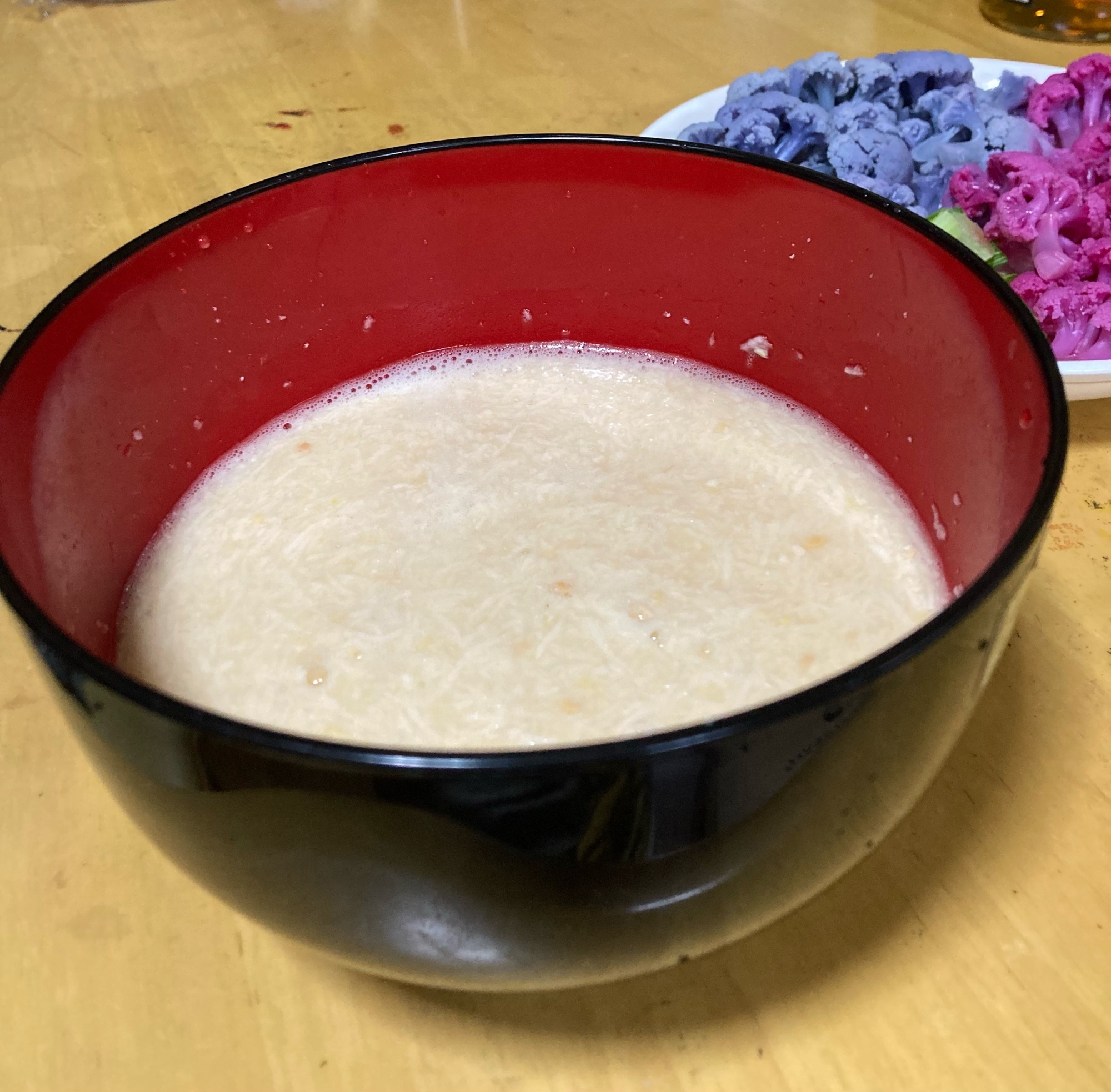 大和芋の味噌味とろろ汁