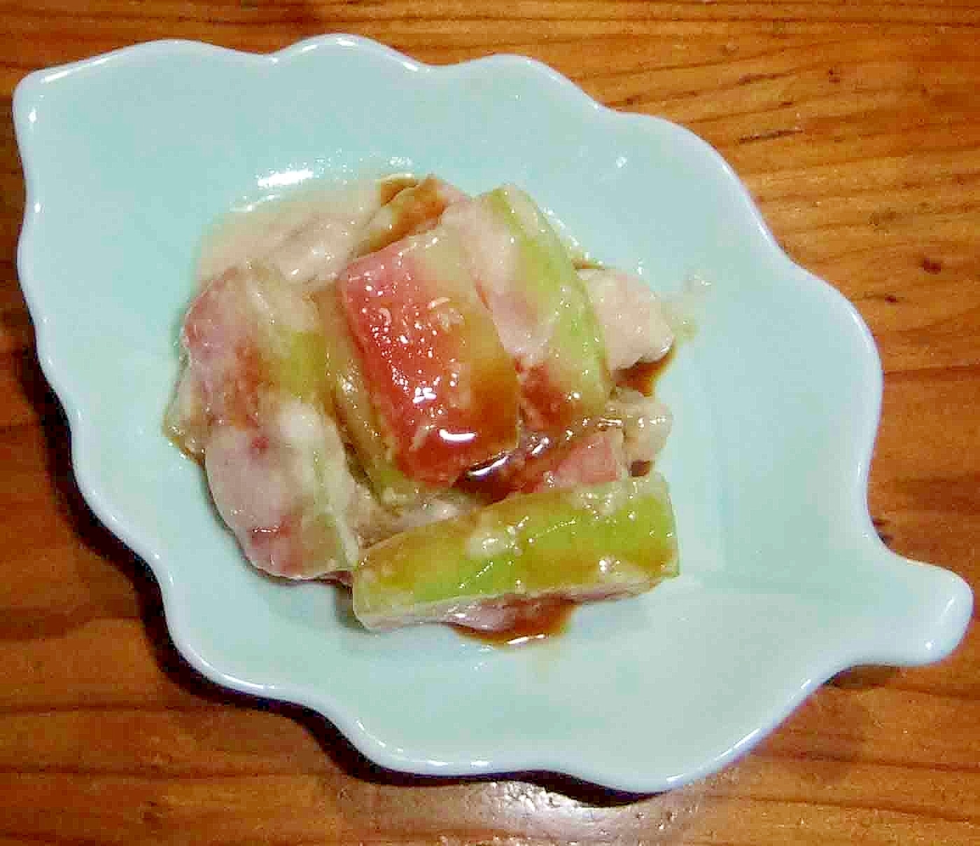 すいかの皮の即席酒粕＆味噌漬け レシピ・作り方 by cache - 楽天