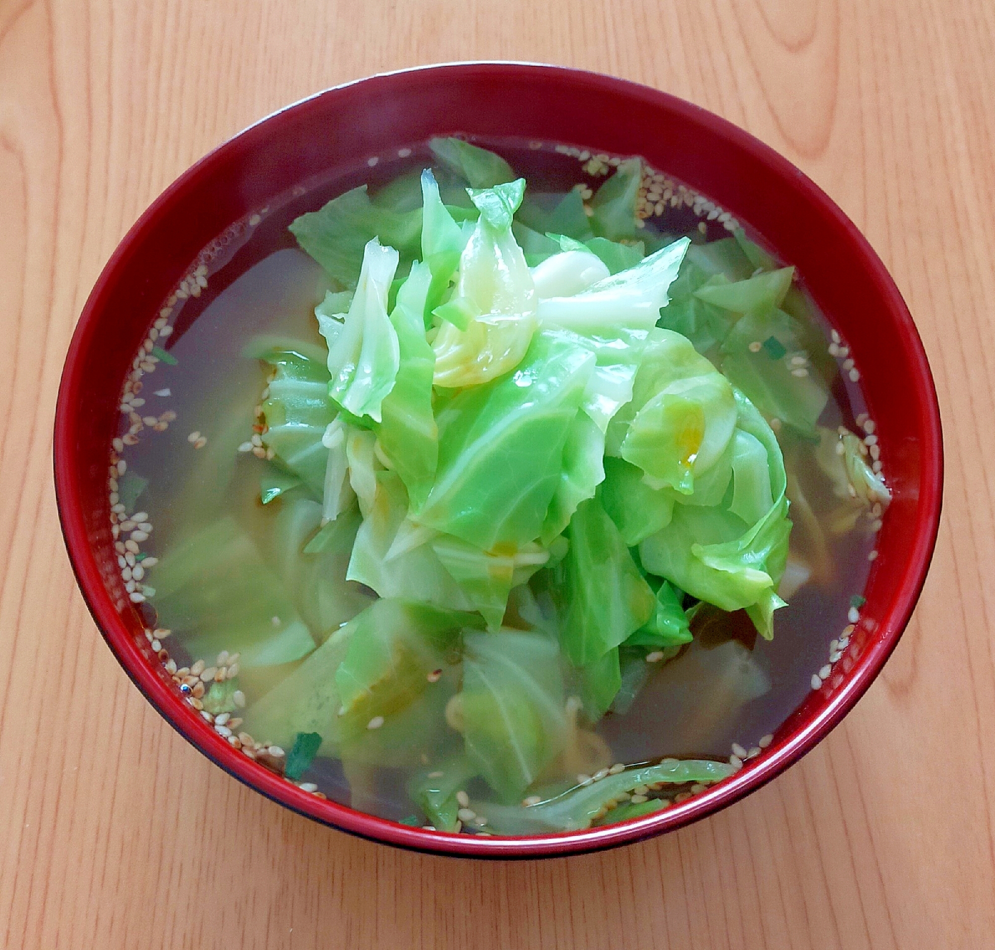 キャベツどっさり♪ごましょうゆラーメン