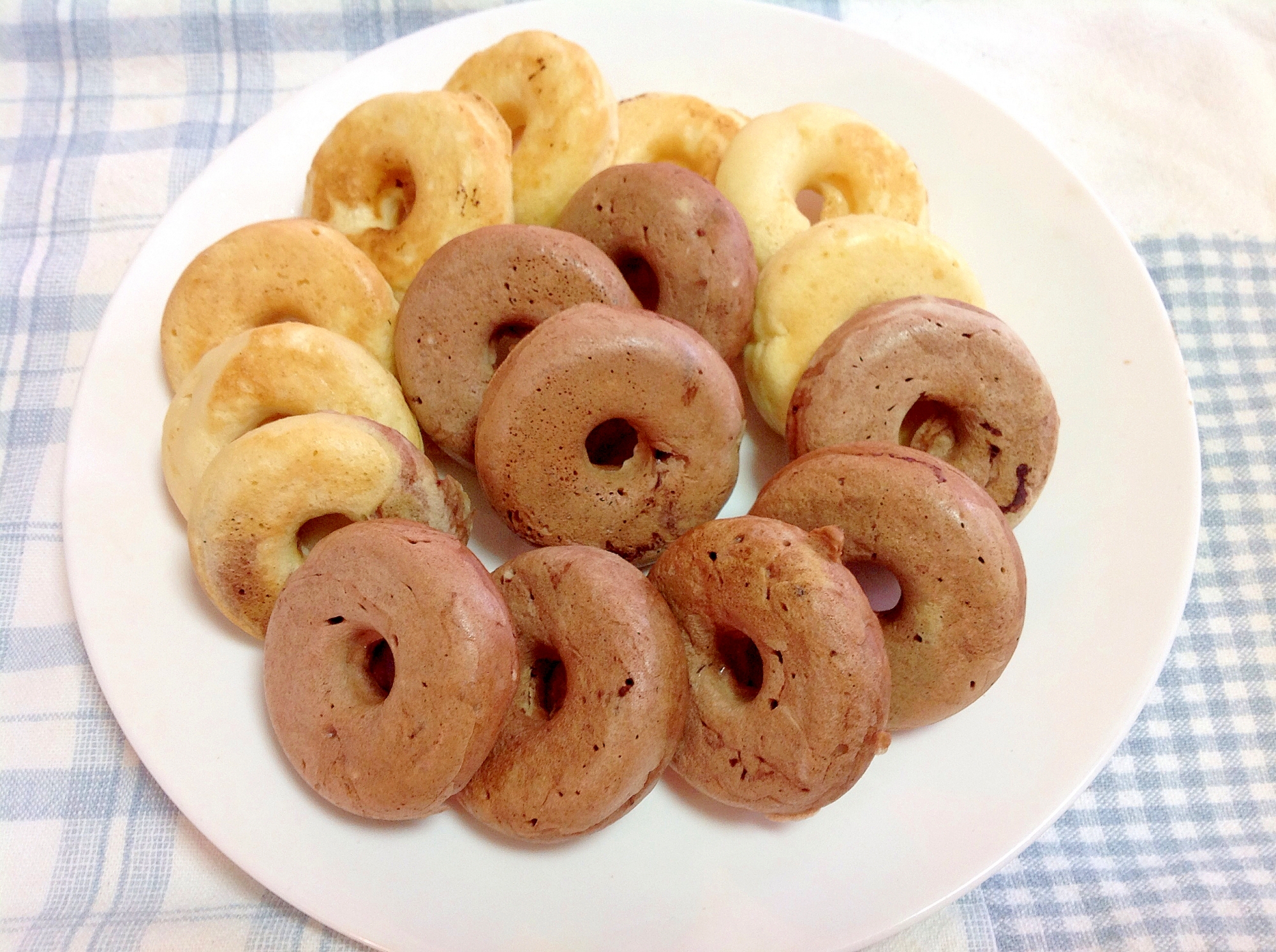 おやつに☆手作り焼きドーナツ(*^^*)