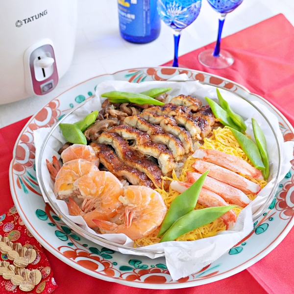 ＼大同電鍋レシピ／蒸し寿司