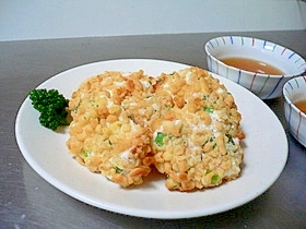 カリッ♪フワッ♪山芋の天かす包み焼き