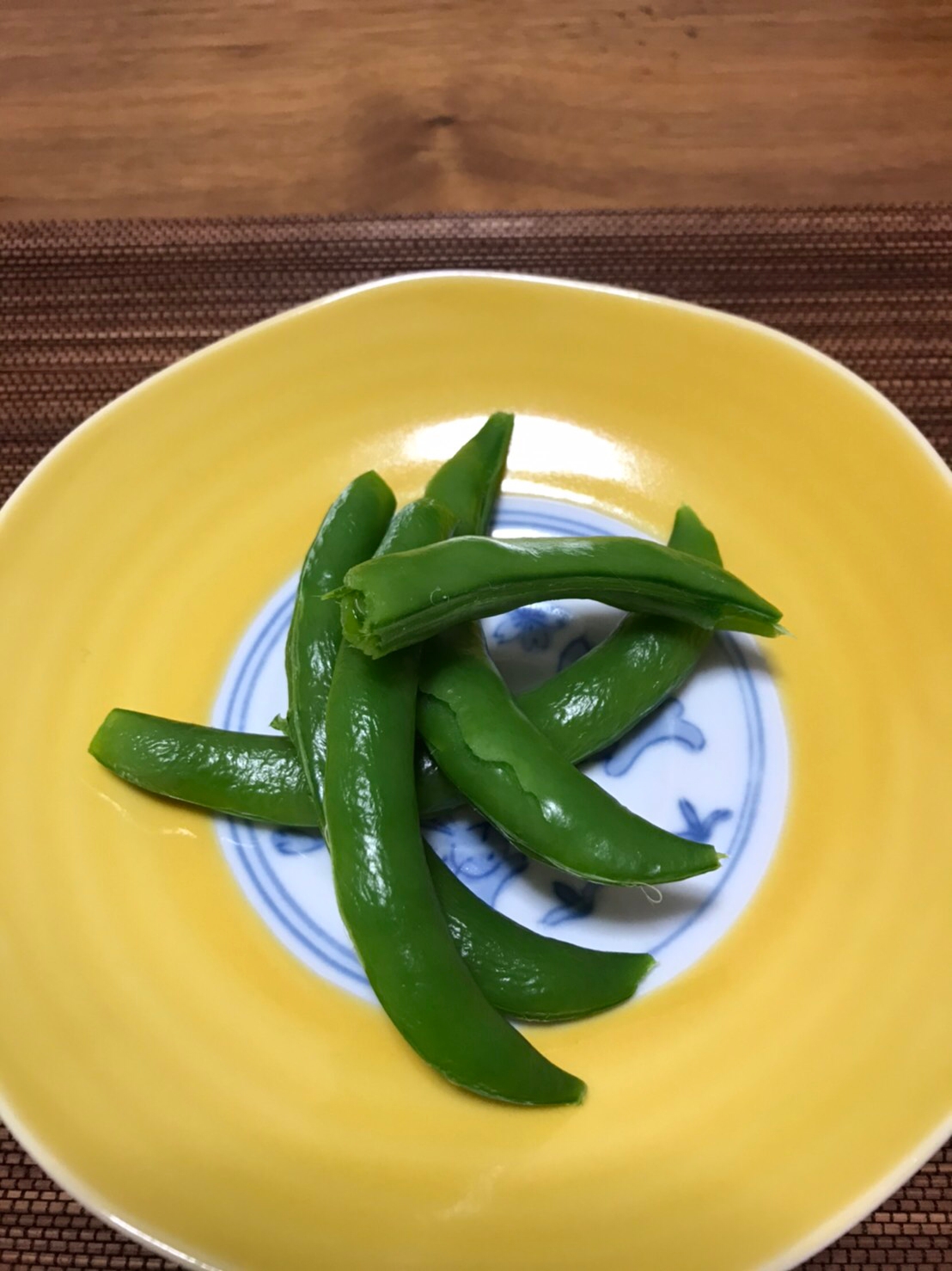 えんどうのごま油風味