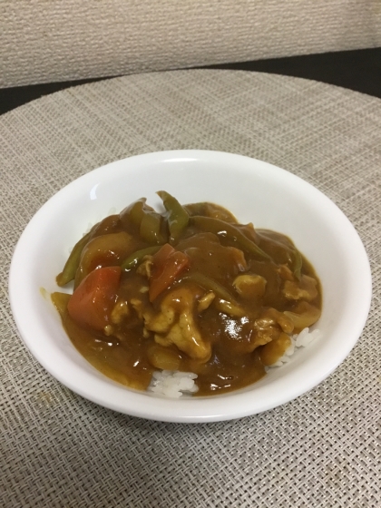 いんげん入りのカレーにしたくて♡
家族みんなパクパク食べました♡