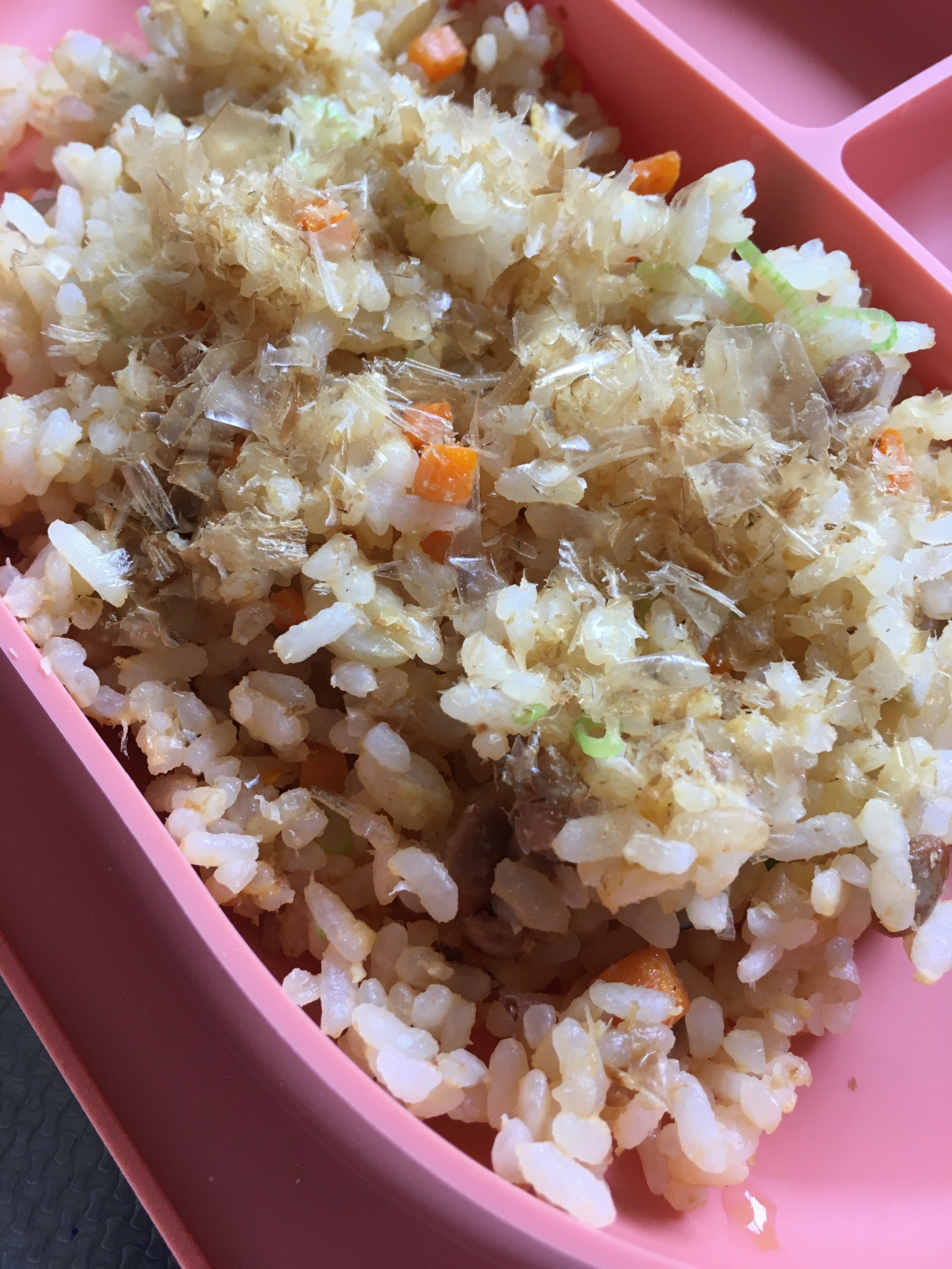 離乳食後期 完了期 和風納豆チャーハン レシピ 作り方 By Chakitchen 楽天レシピ