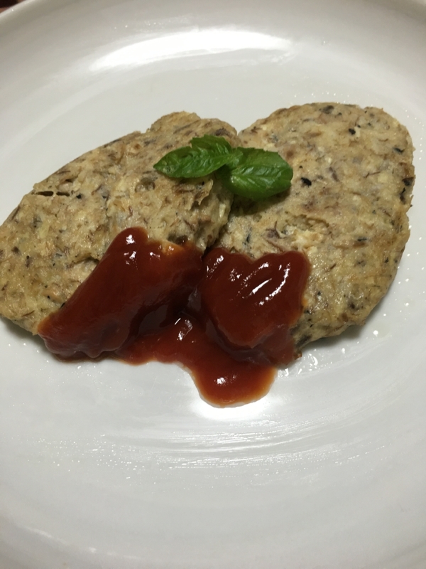 ふわふわ！さば缶で豆腐ハンバーグ