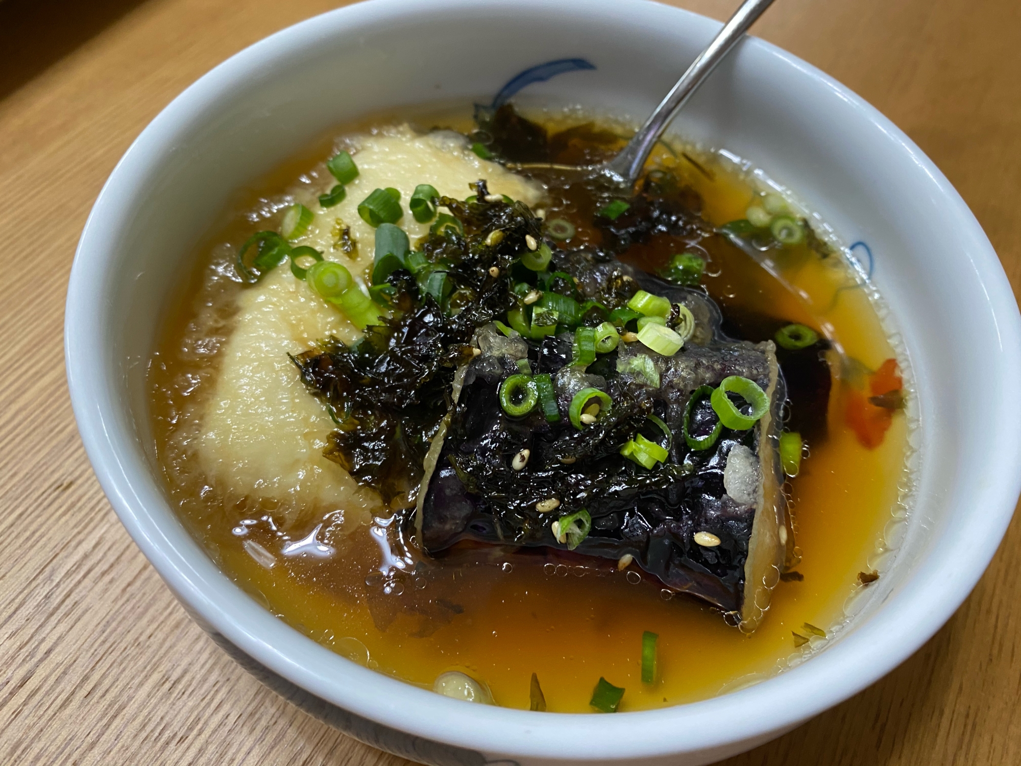 揚げ出し豆腐&揚げ茄子