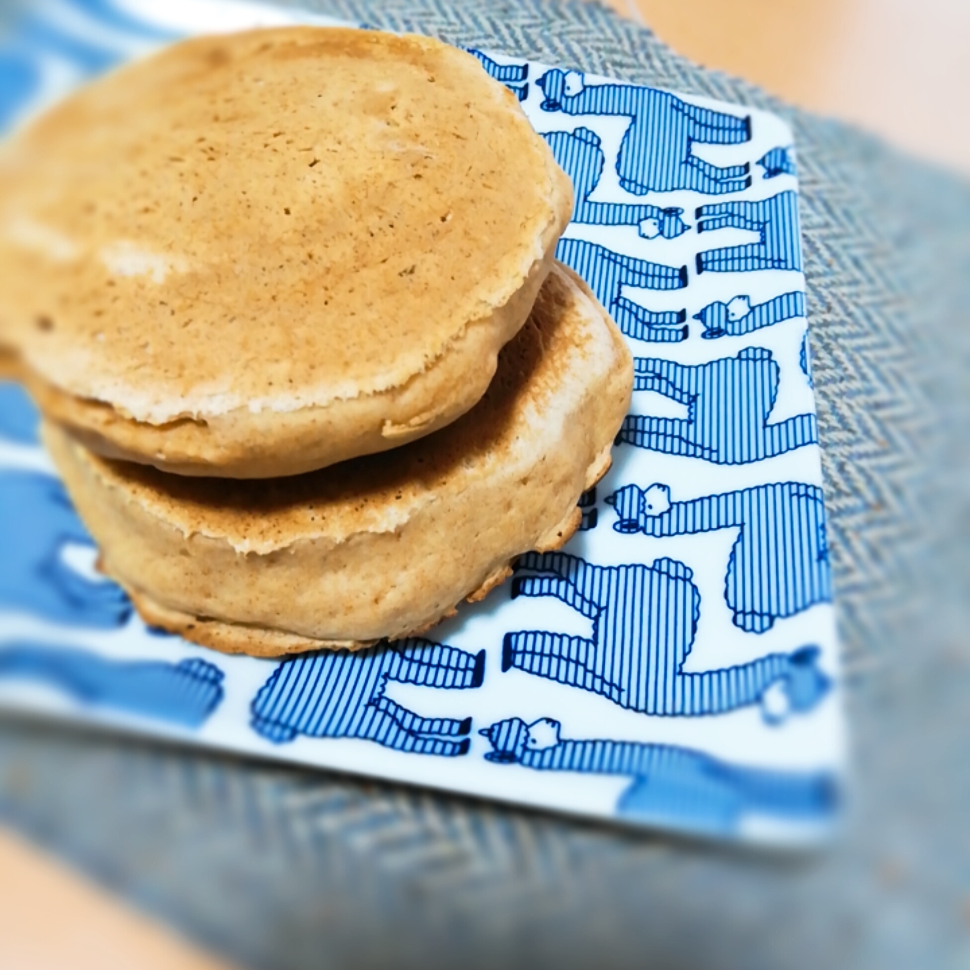 卵なし きな粉のパンケーキ レシピ 作り方 By ぺぽかぼちゃ 楽天レシピ