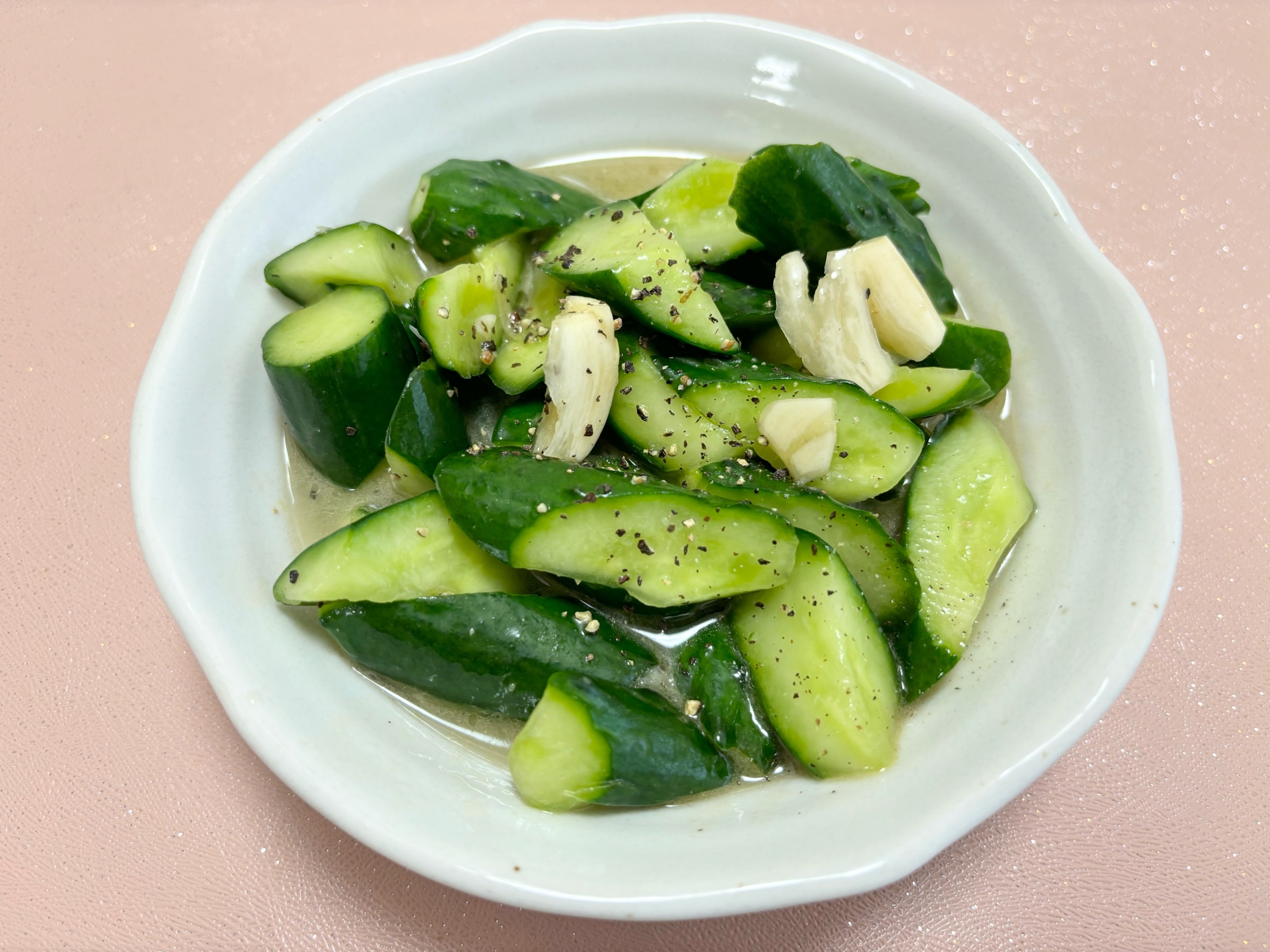 おつまみ！副菜！⭐️ニンニク塩だれきゅうり⭐️
