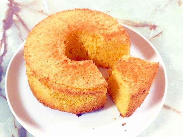 ヘルシーな野菜スイーツ!にんじんのシンプルシフォン