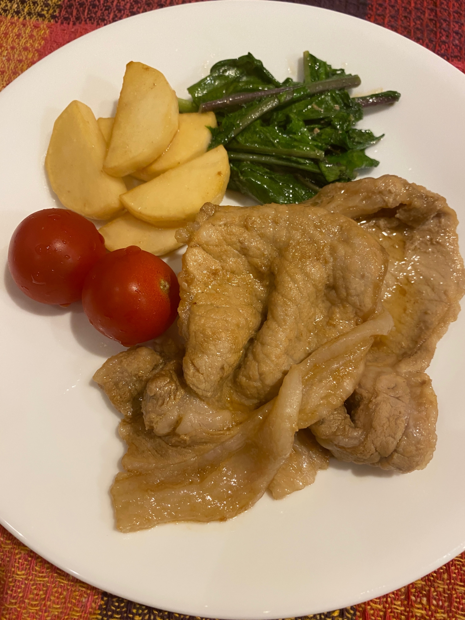 夜焼くだけ☆豚肉とかぶポン酢炒め