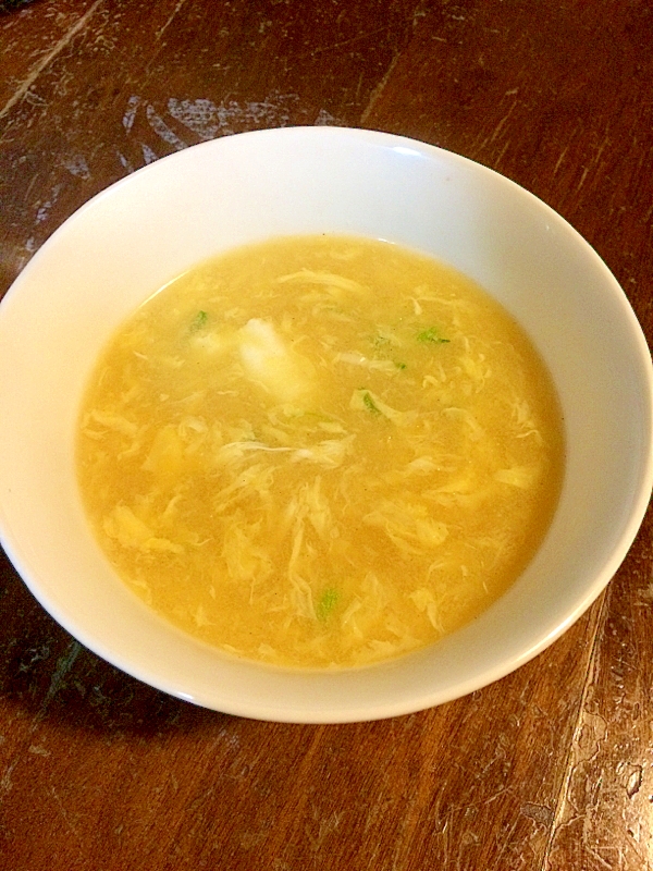 コーンの中華スープ