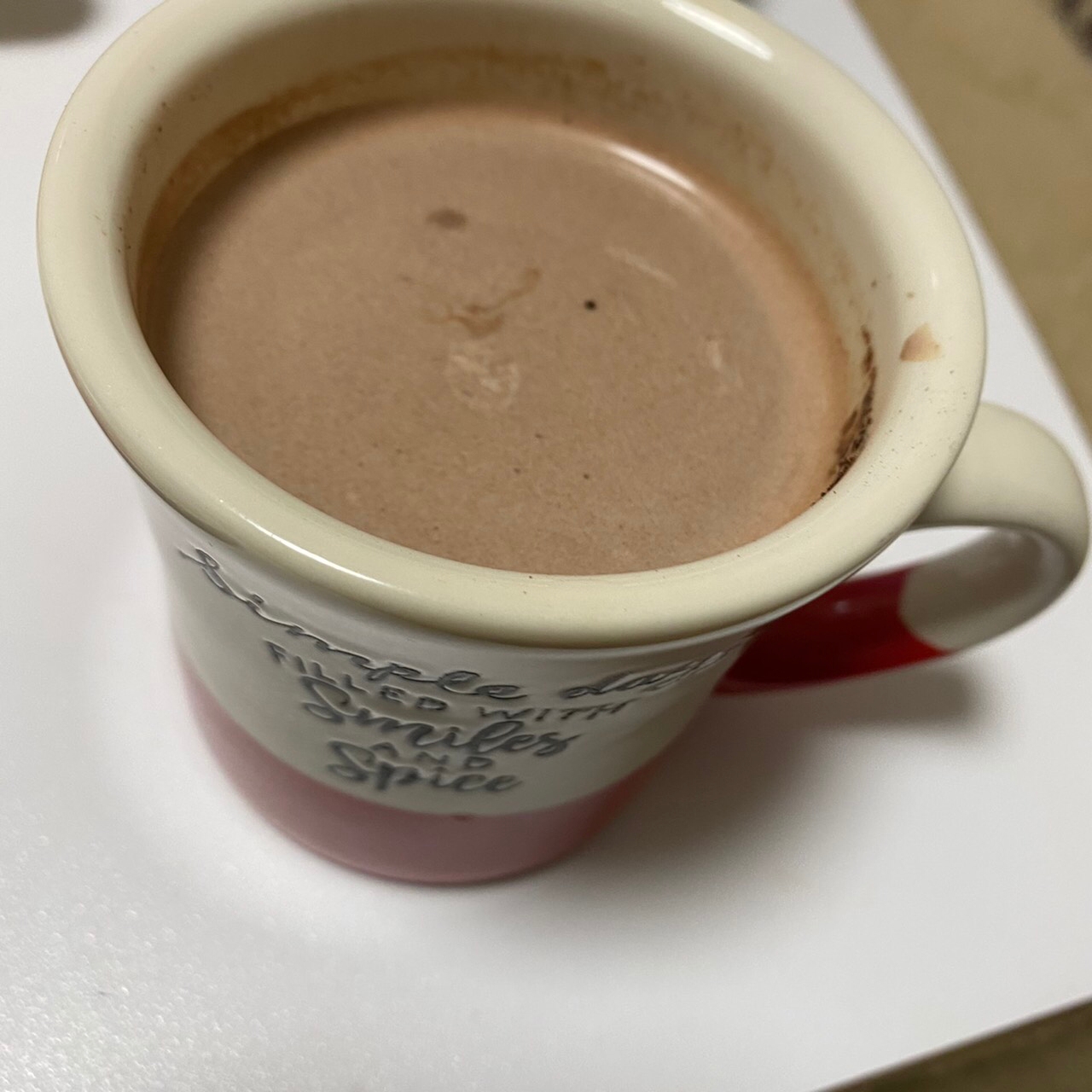 豆乳とチョコレートのドリンク(乳不使用)