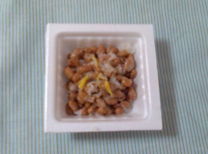 ゆずと大根おろし入り納豆
