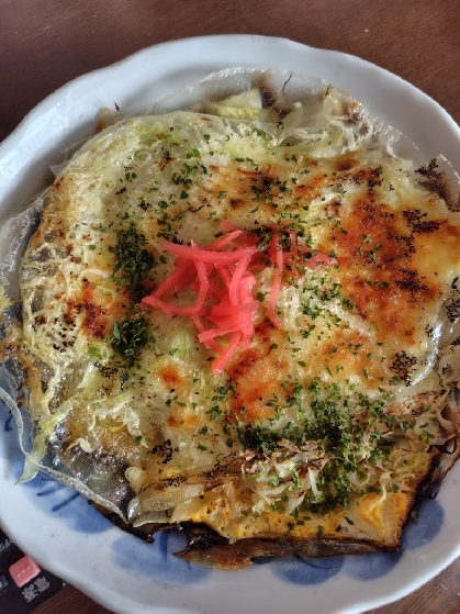 簡単にできました。裏返すときの失敗がないので安心ですね。キャベツがたくさん食べられるのが嬉しいです。