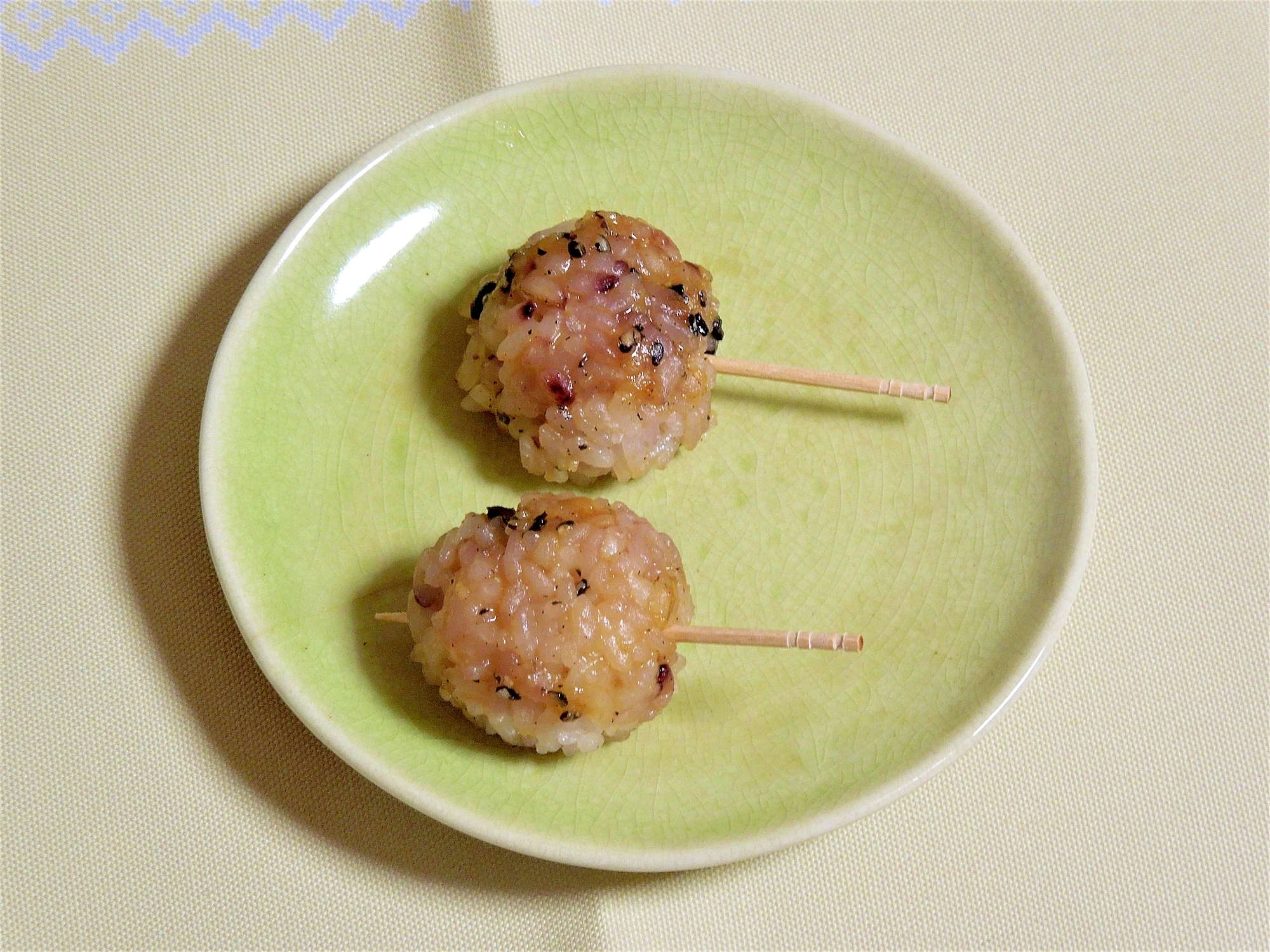 トースターDe簡単☆五平餅風焼きおにぎり