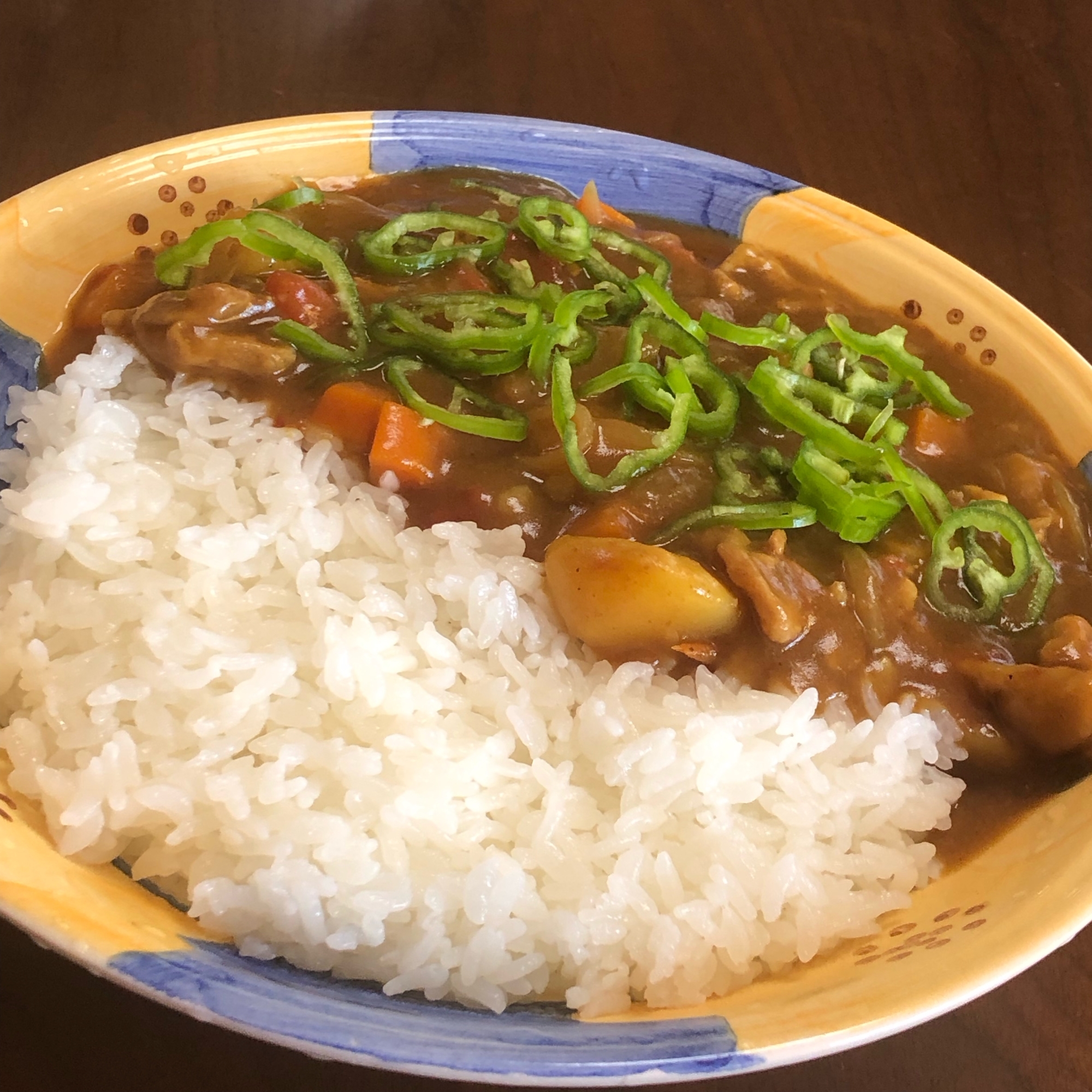 福耳とうがらしカレー