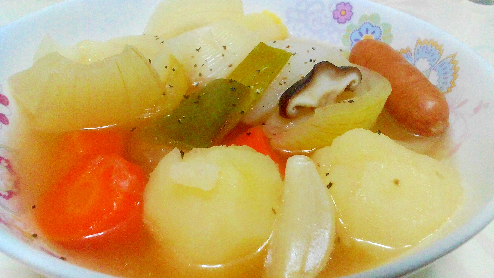 野菜を食べるスープ！ポトフ