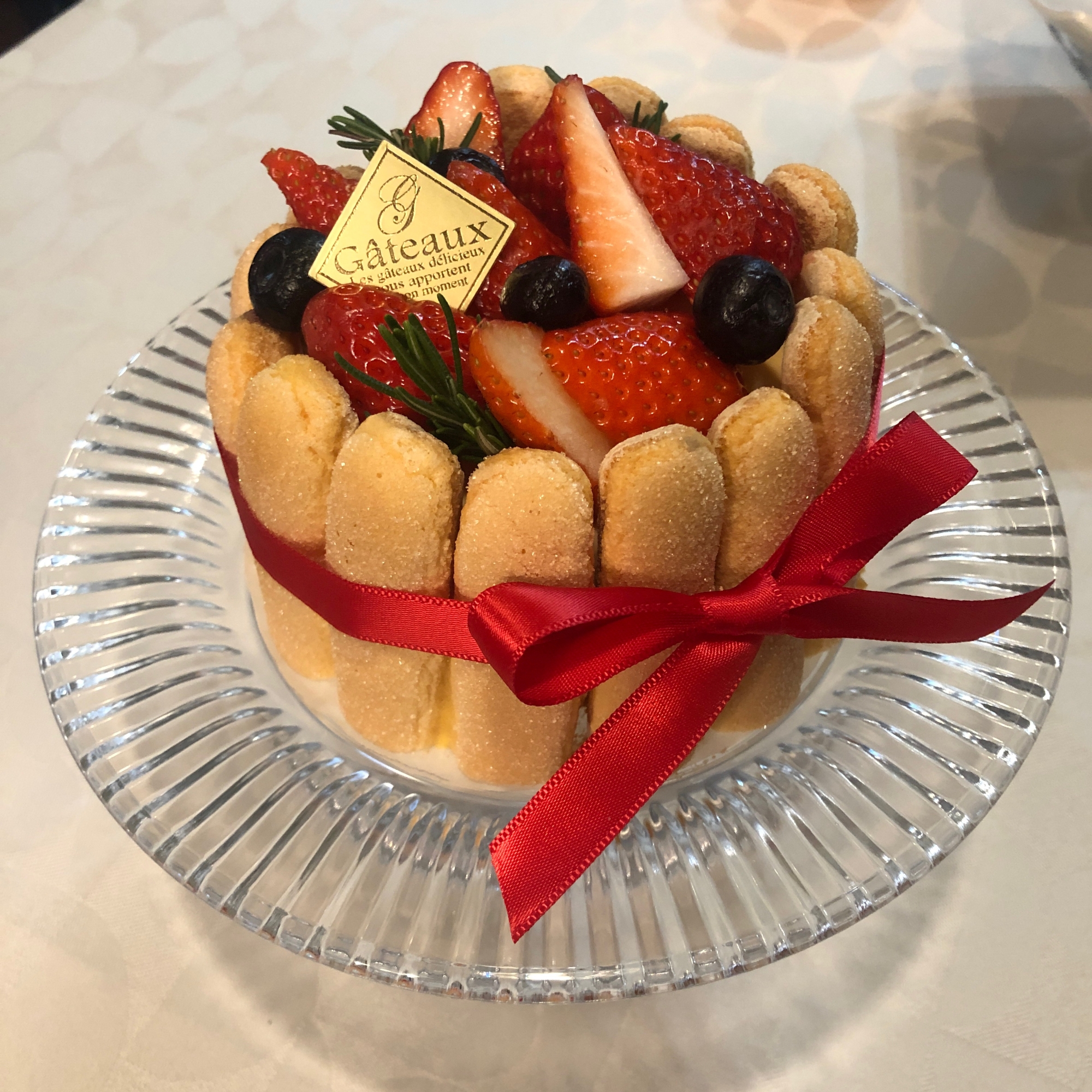 簡単シャルロットケーキ