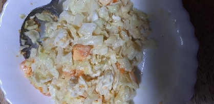 レンチン♪ゆで卵の簡単キャベツサラダ