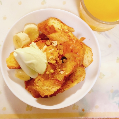 バナナトーストその8