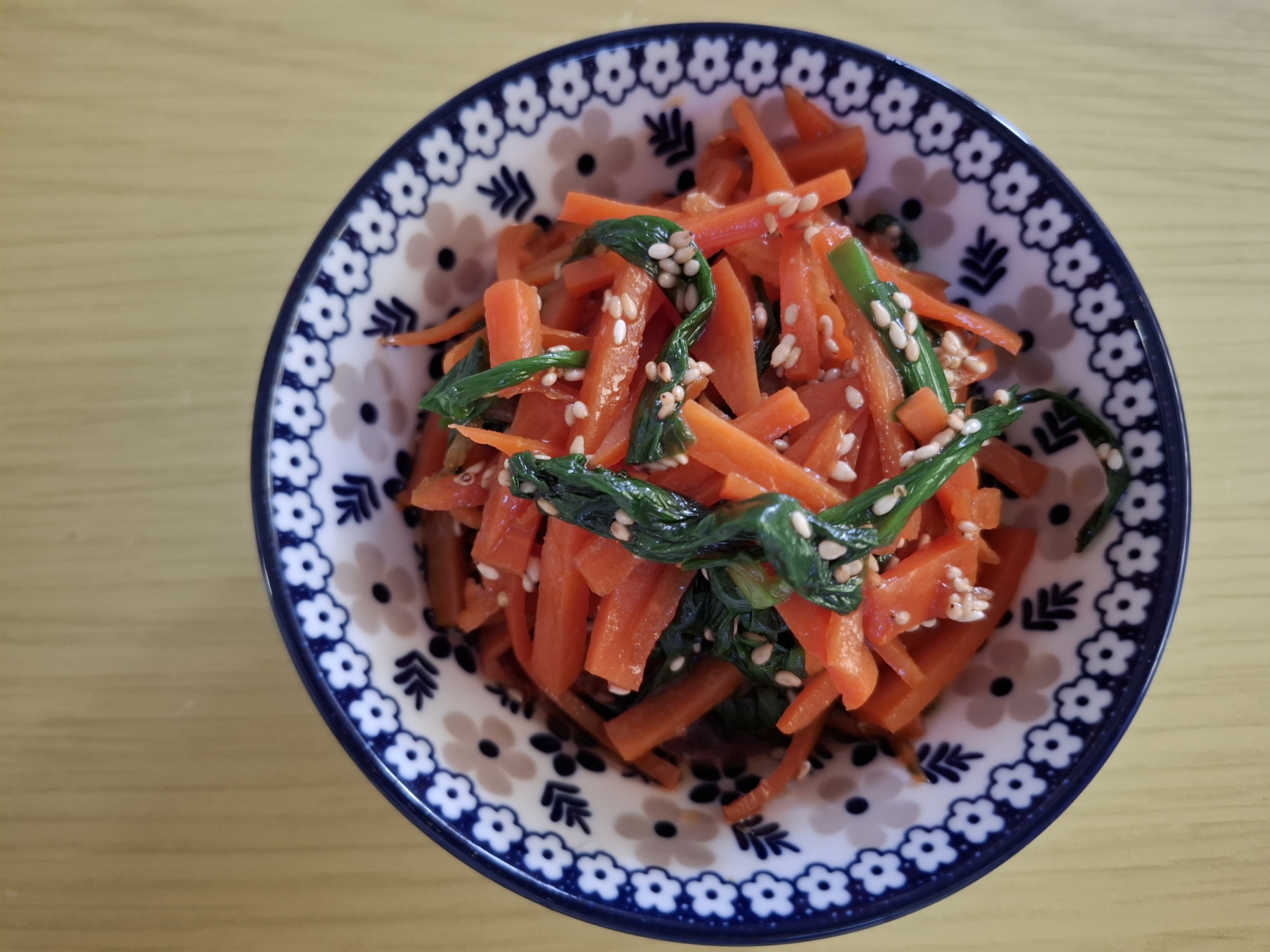 にらとにんじんのナムル