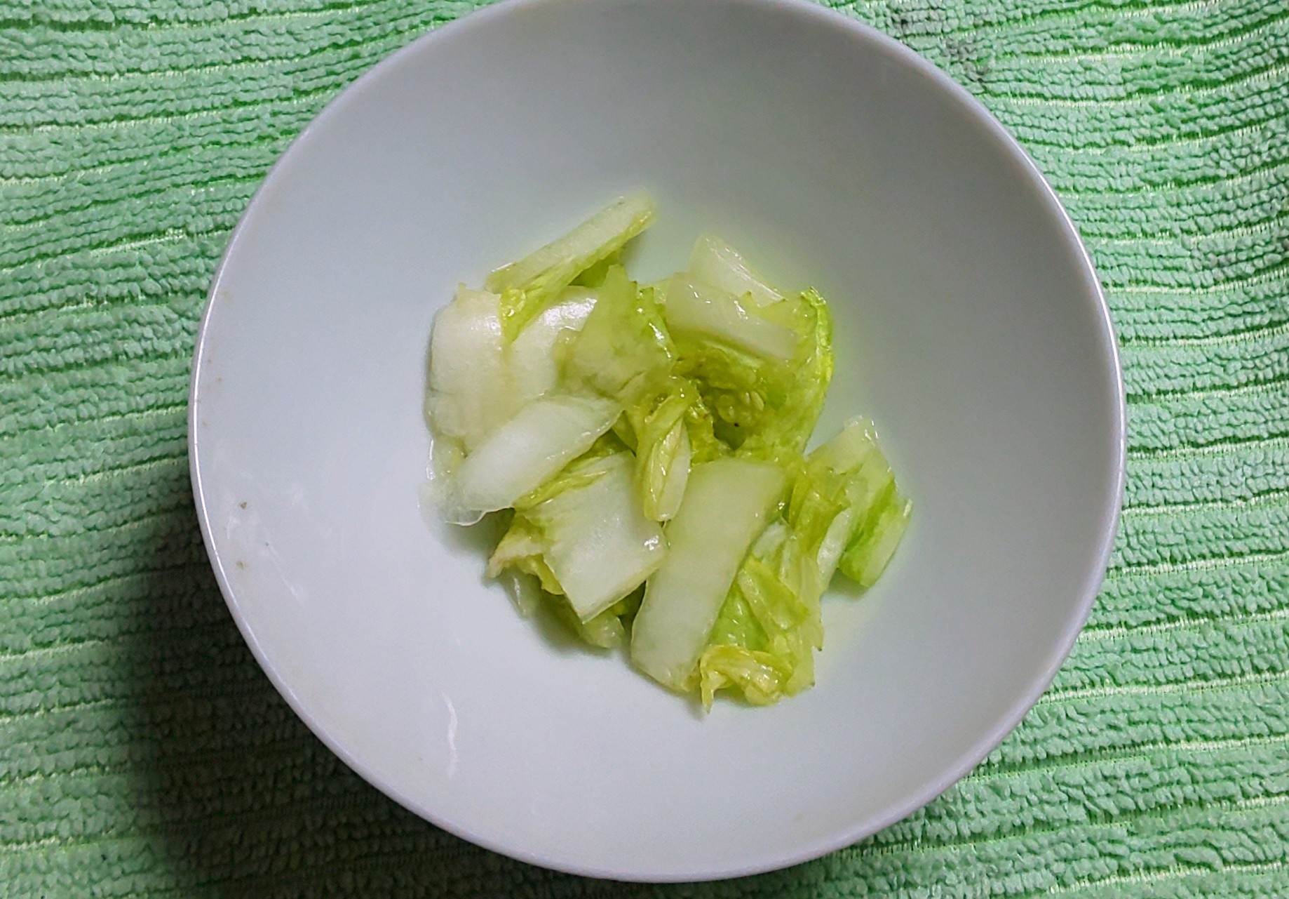 うめ昆布茶で♪白菜の漬け物