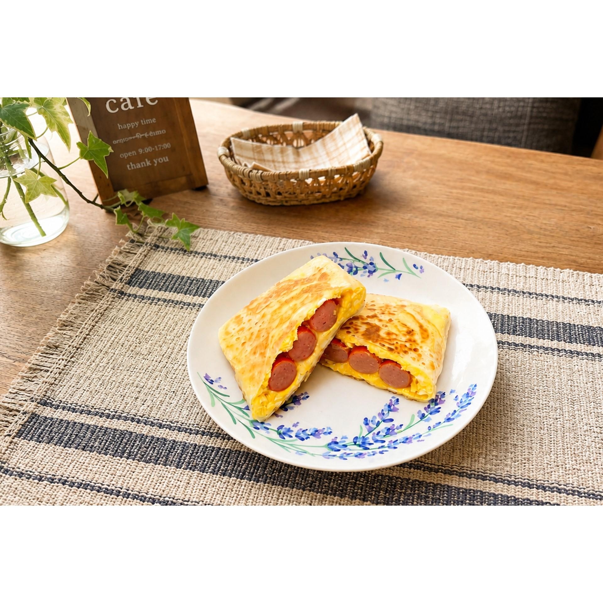 餃子の皮のブリトー風★動画あり★