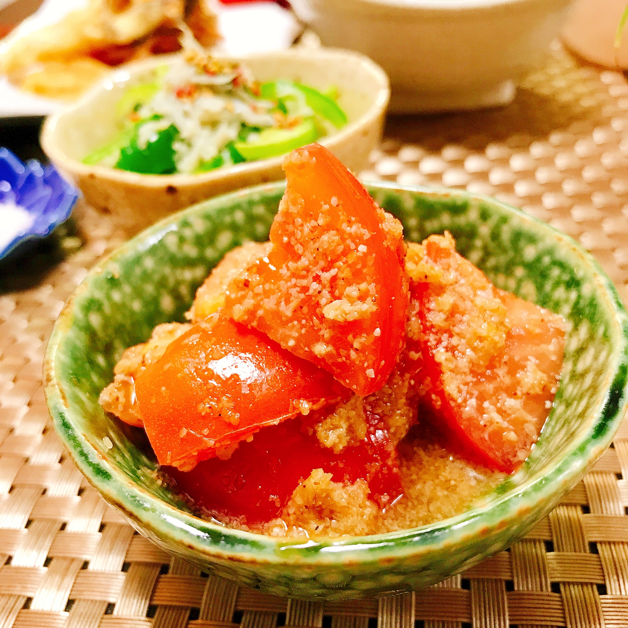 簡単♡トマトの胡麻和え