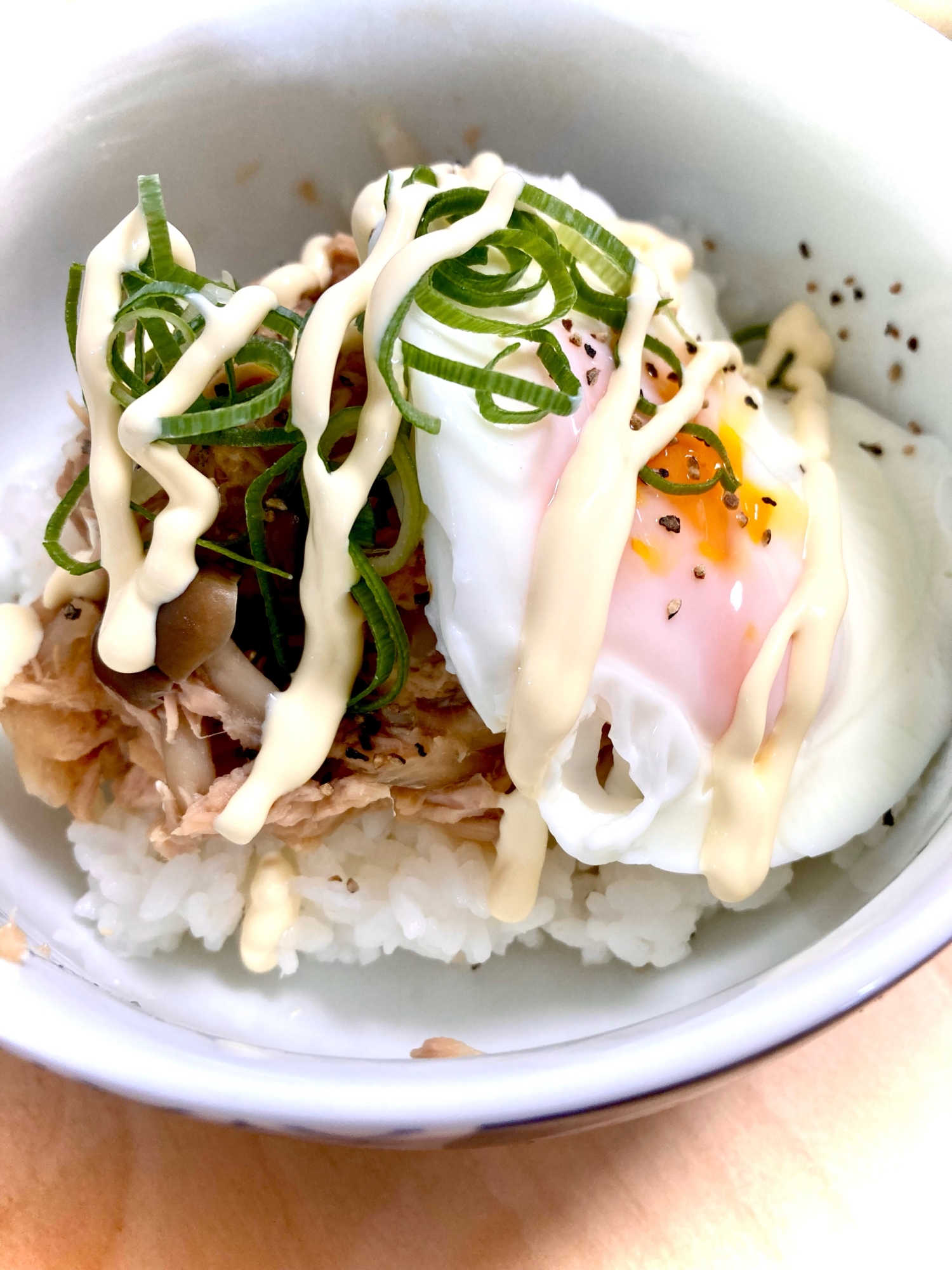 レンチンだけで主婦のお昼ごはん丼