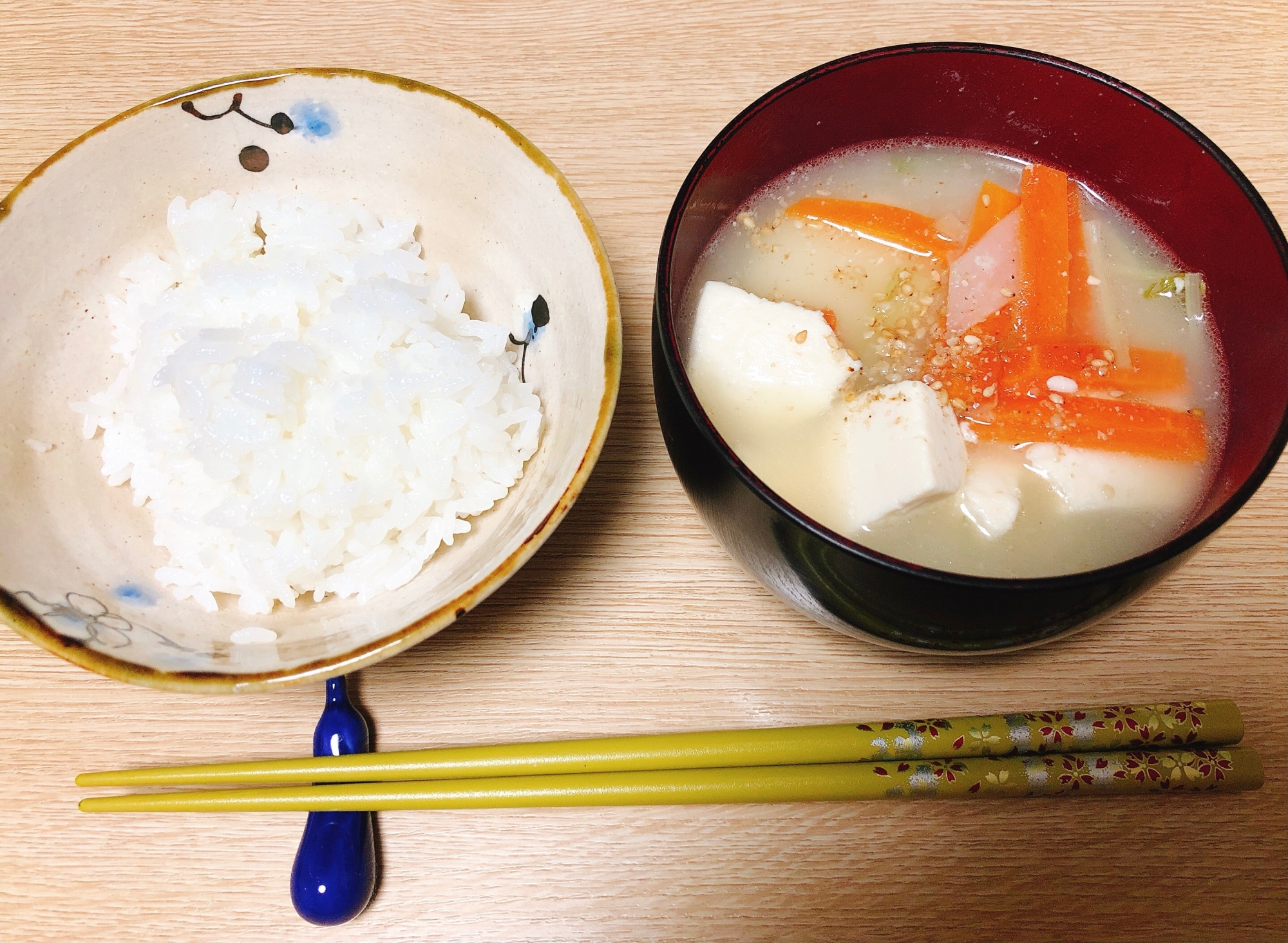 超お手軽！ごま味噌汁(潰瘍性大腸炎☆)