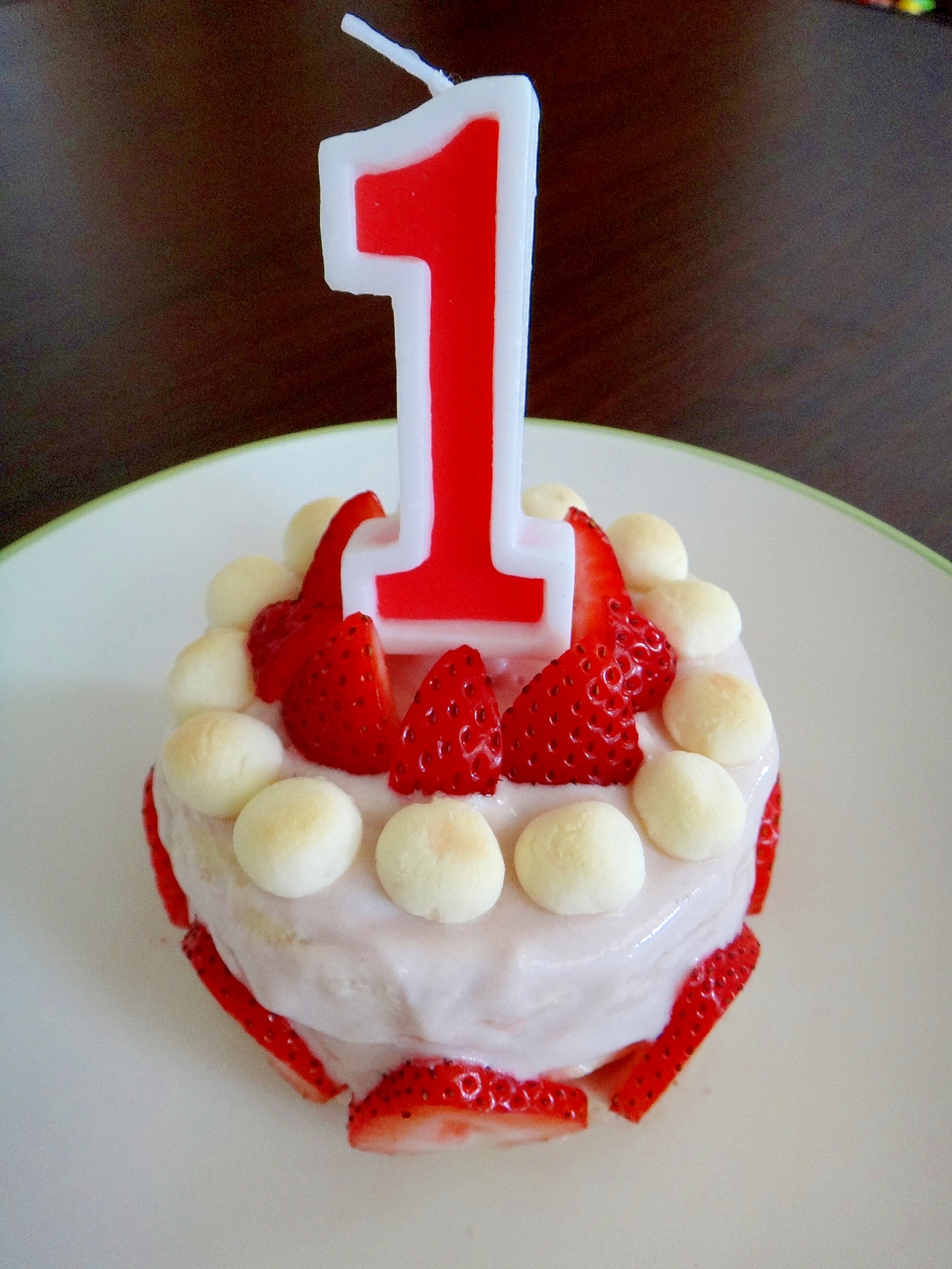 1歳の誕生日ケーキ レシピ 作り方 By Nontan 楽天レシピ