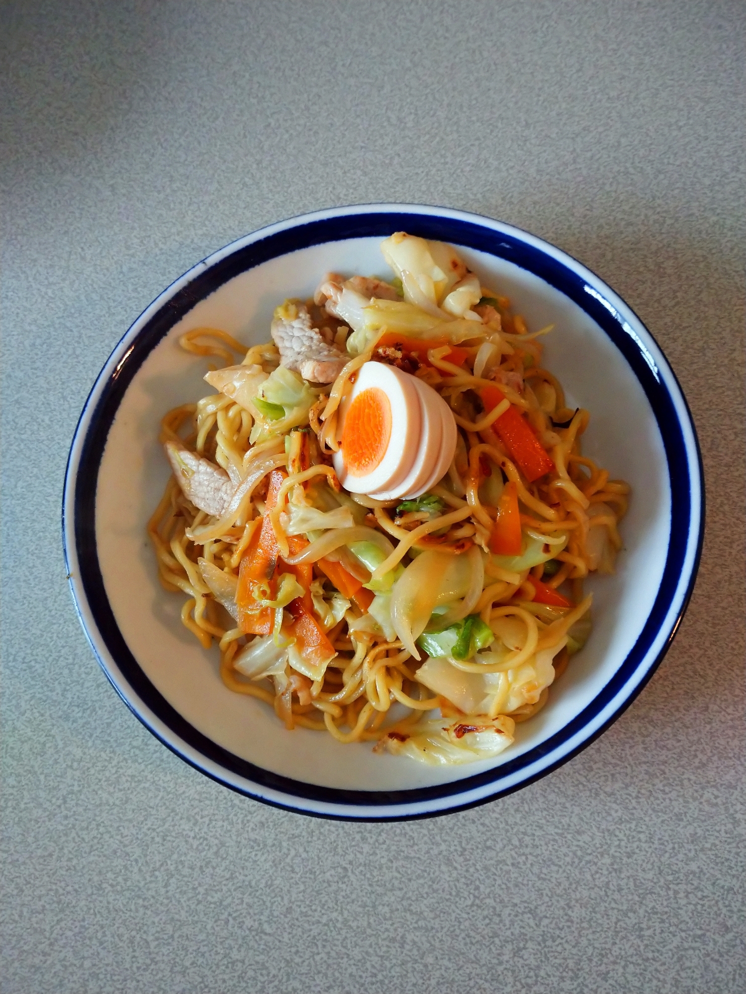 白だしを使った塩焼きそば