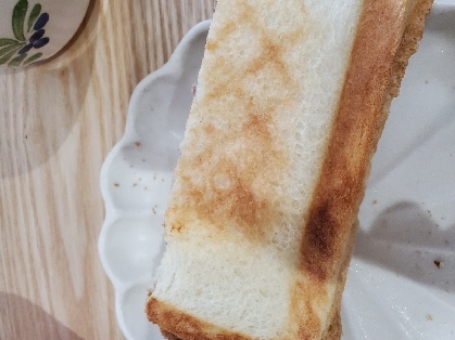 ベーコンタマゴホットサンド