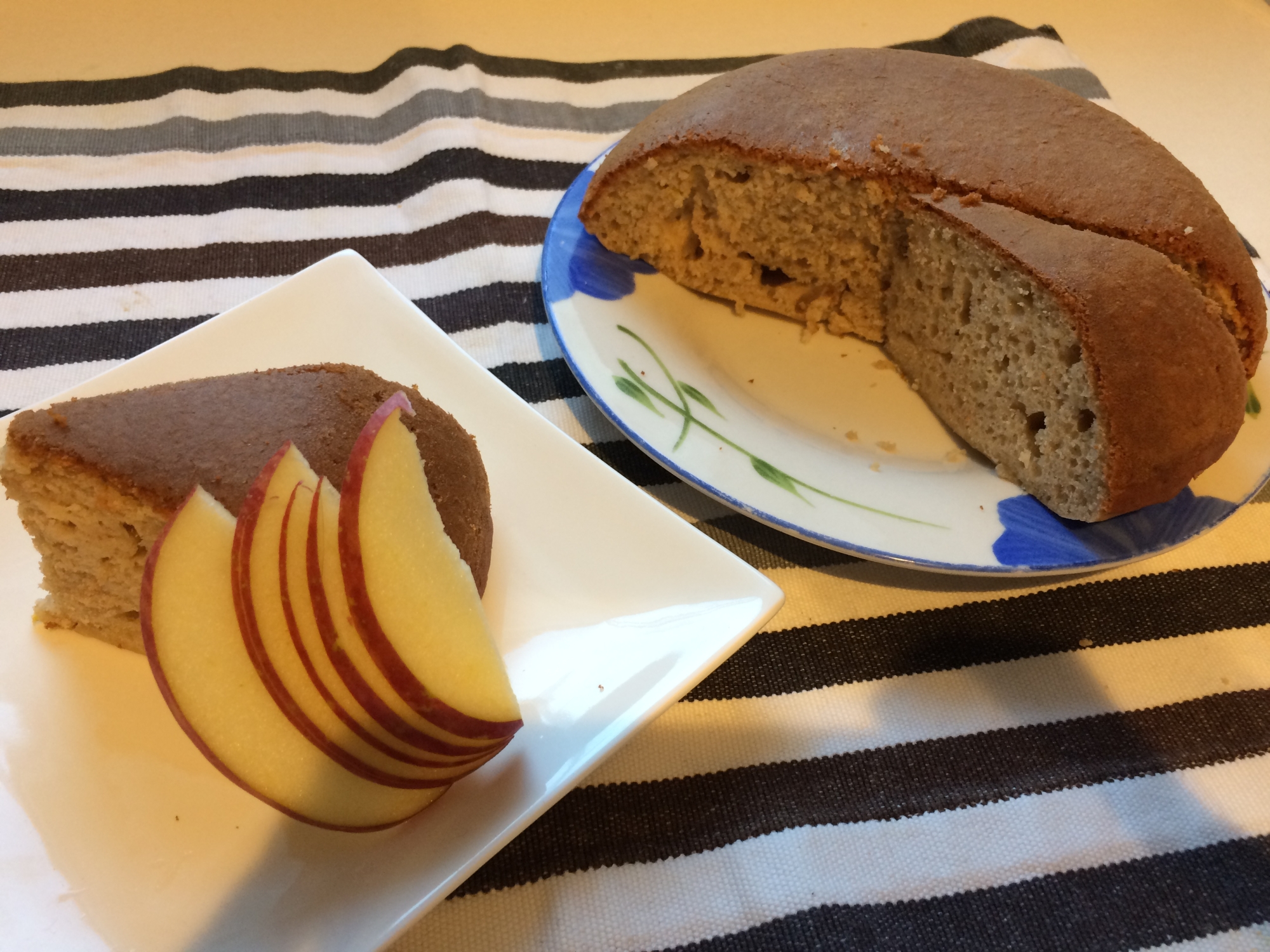 成長期のお子様におすすめ炊飯器でプロテインケーキ＊