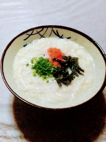 明太クリームうどん