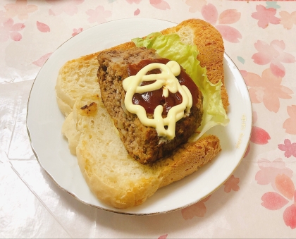 mimiちゃん♫ハンバーガー大好きメニューです(´ ᴗ ` )ෆ˚*いつもたくさんの素敵なレシピありがとうございますෆ