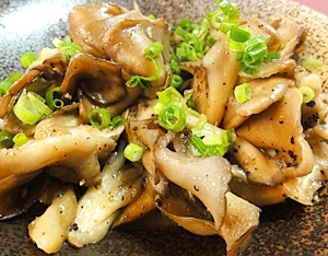 まいたけのバター醤油炒め