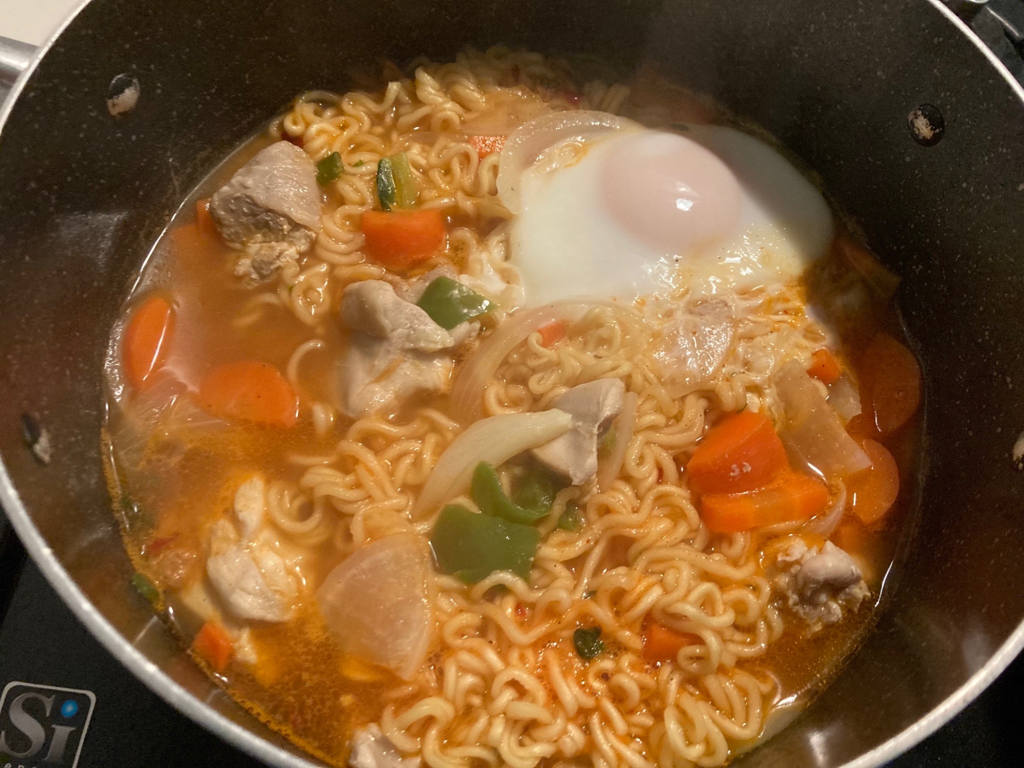 大根と人参とムネ肉のラーメン☆