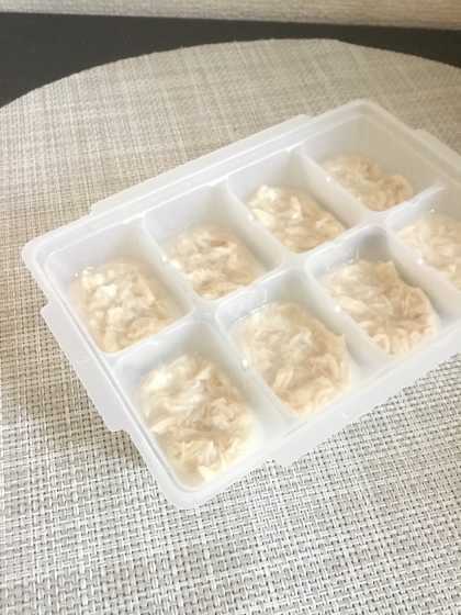 【離乳食中期〜】ぱくぱく食べるささみの作り置き☆