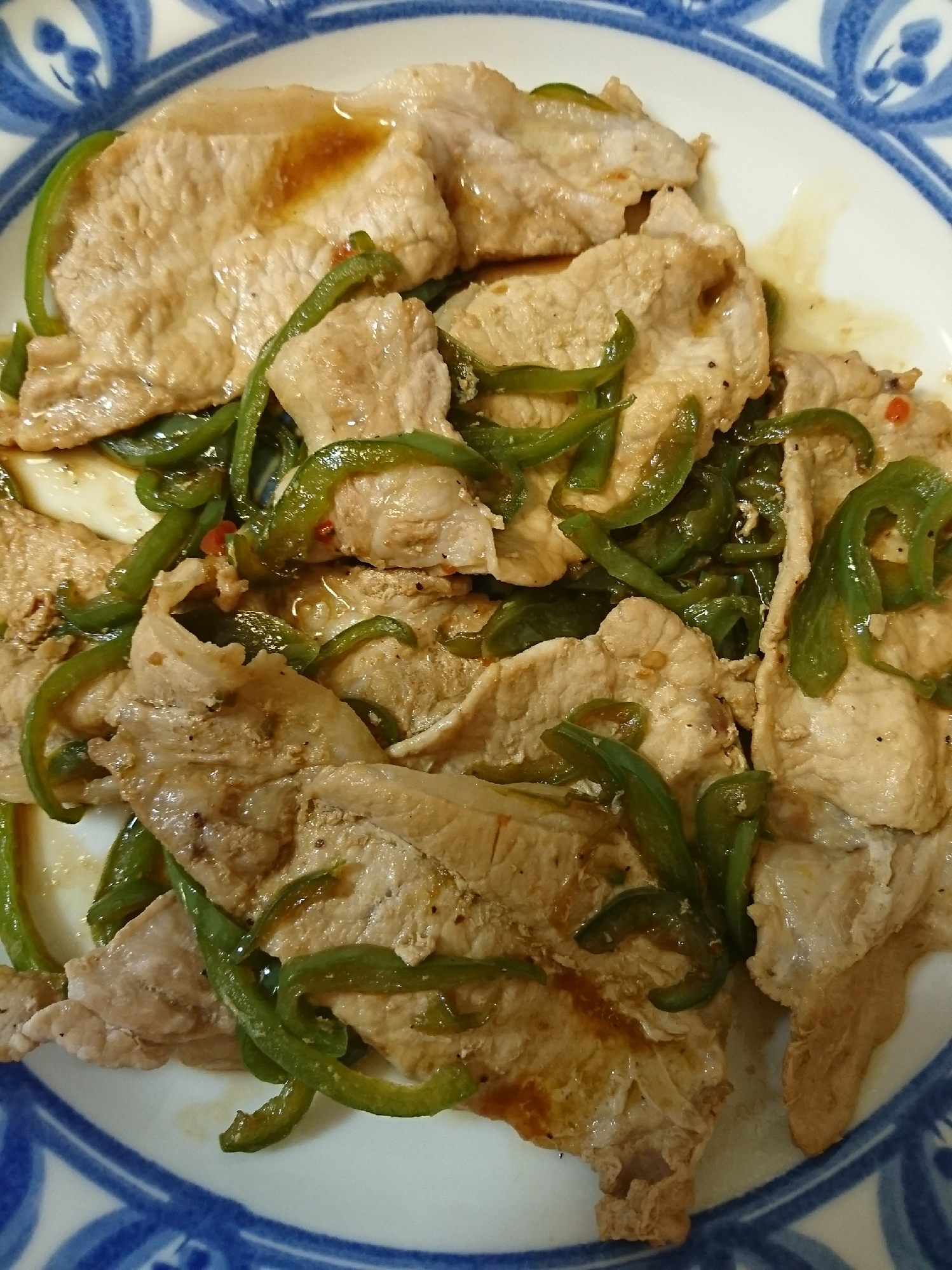 簡単!豚肉×ピーマン中華風炒め☆