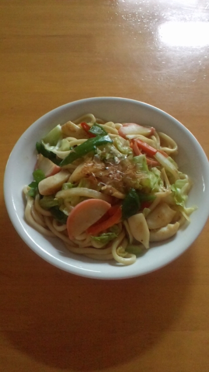 好きな具材で焼うどん