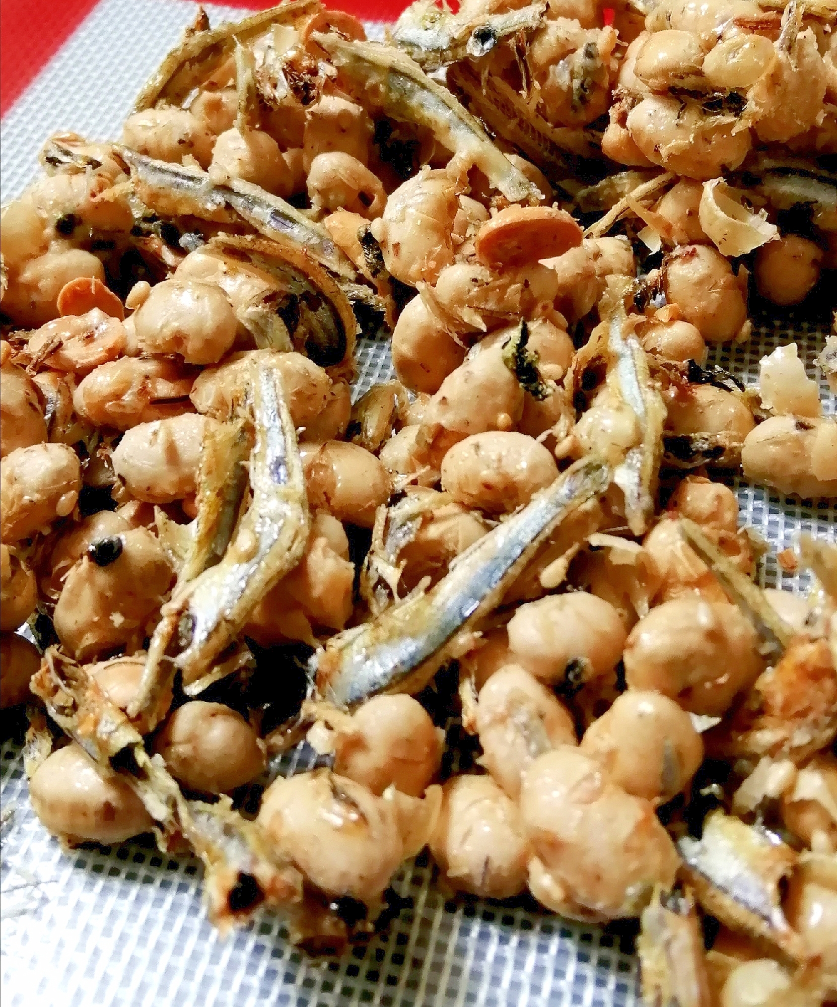 節分豆&食べる煮干しで❗ちりめん大豆【電子レンジ】