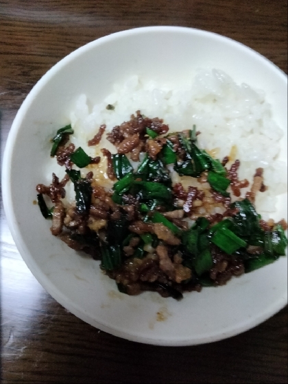 ネギそぼろご飯