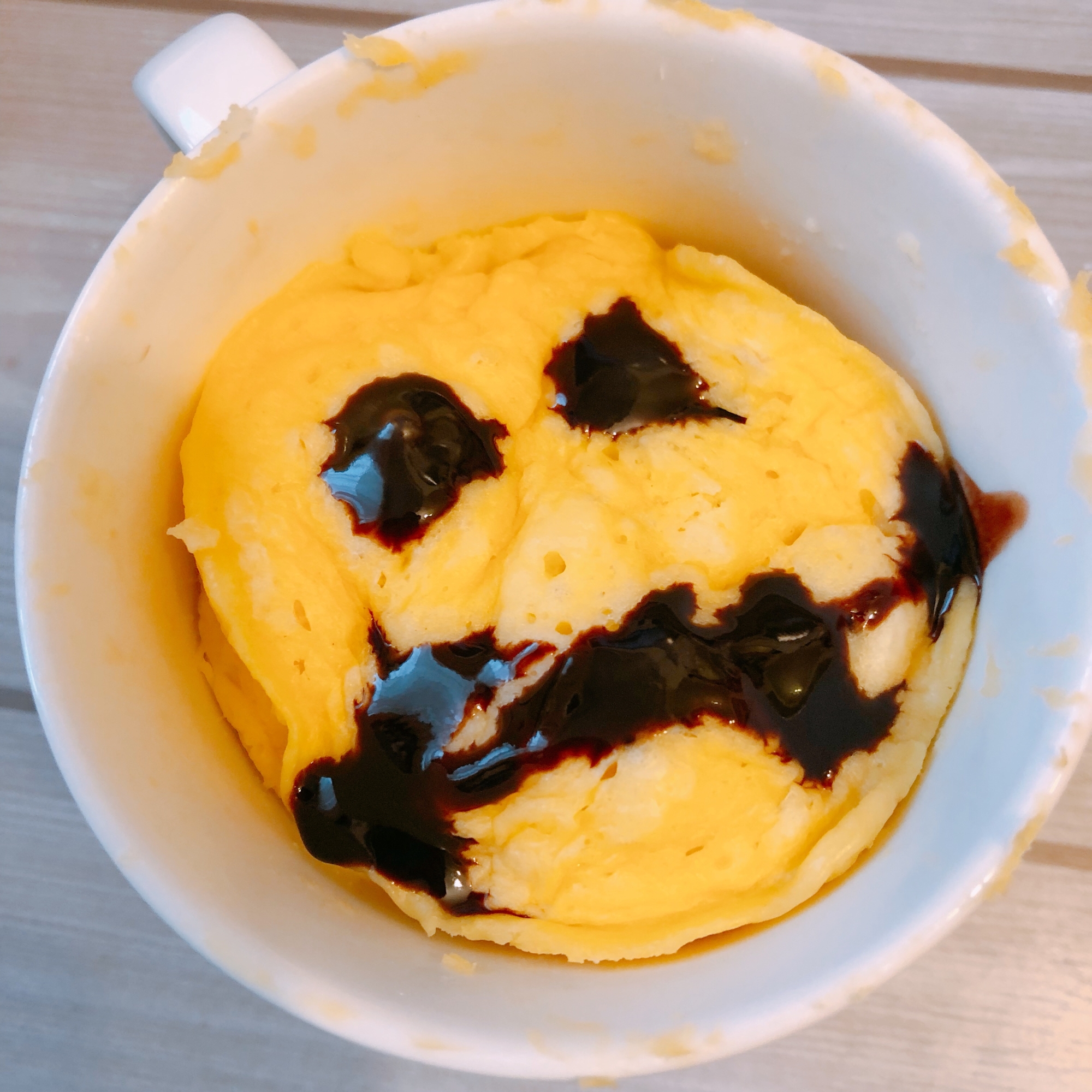 ハロウィンにも 簡単レンジでマグカップケーキ レシピ 作り方 By 姫ウサ Chiey 楽天レシピ