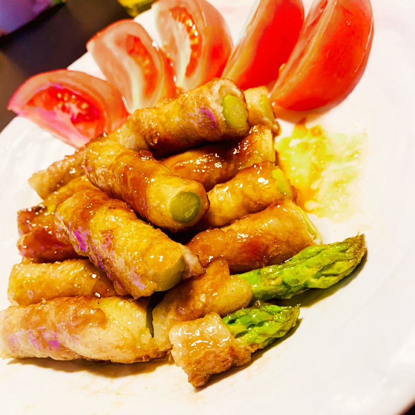 甘辛がめちゃうま!アスパラ豚バラ巻の照り焼き☆