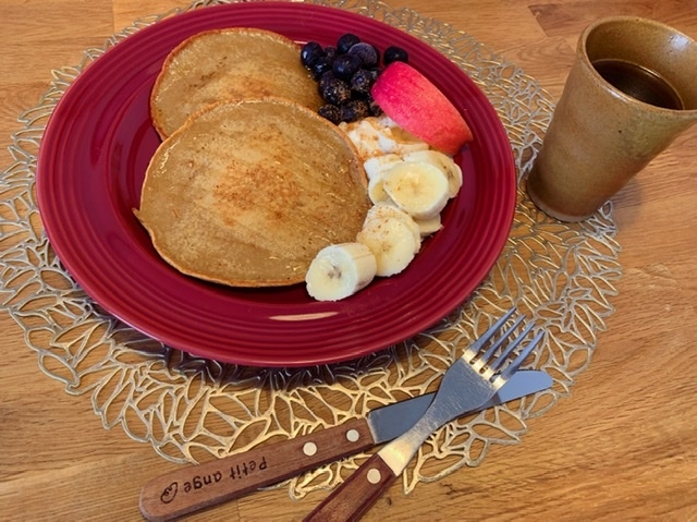 プロテイン入り!米粉パンケーキ