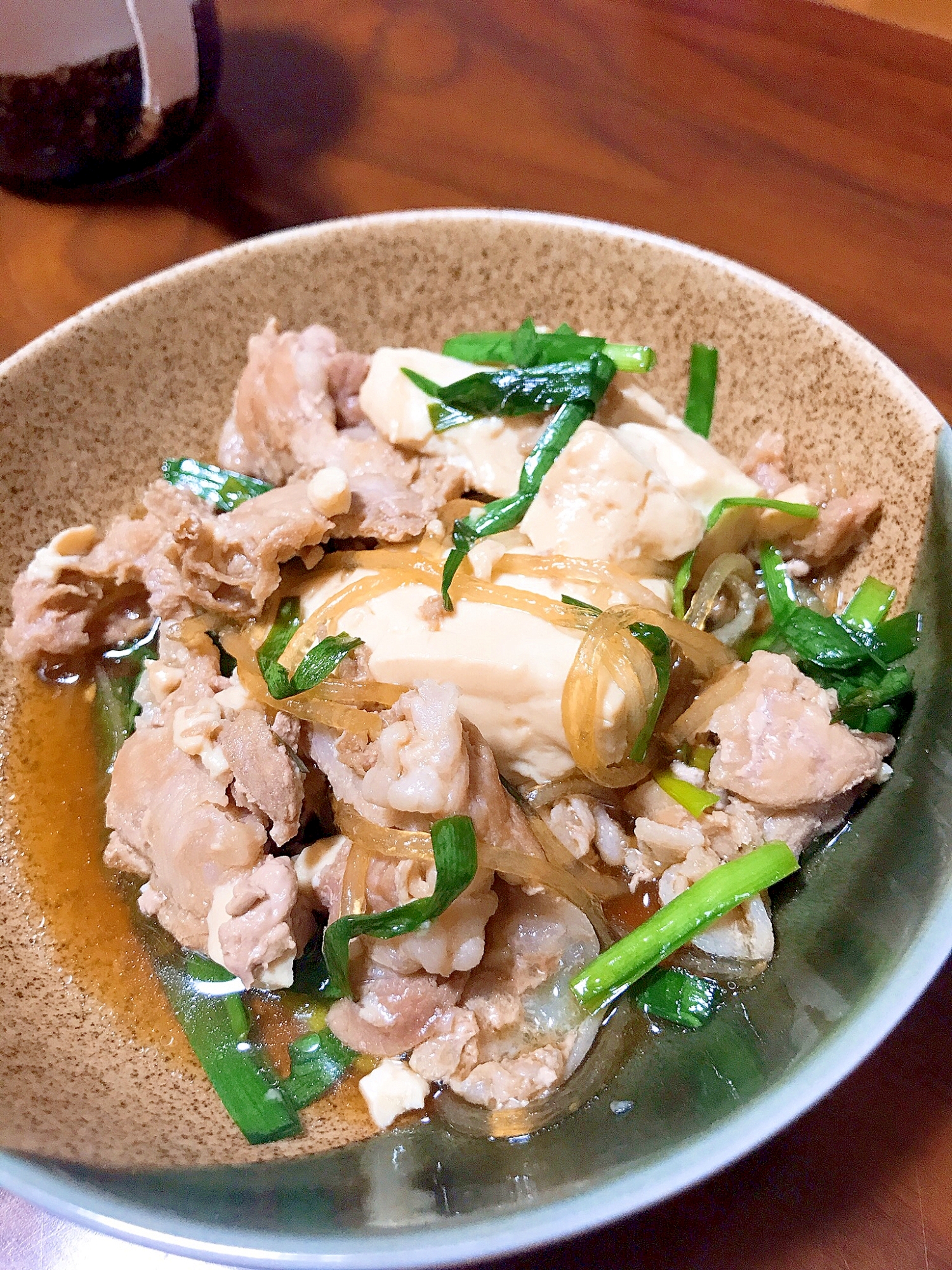 こっくりおいしい！春雨入り肉豆腐♡