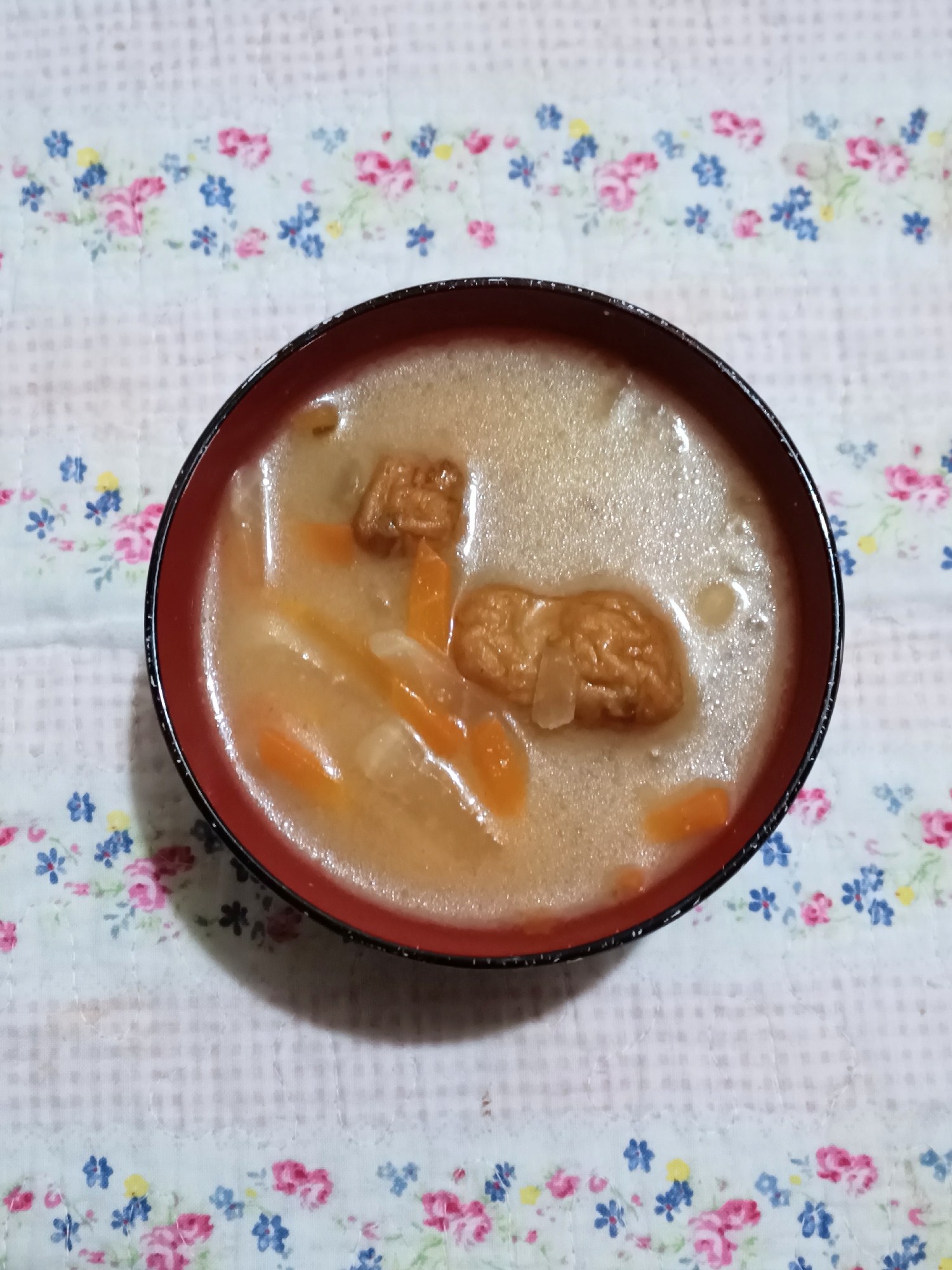 いか天入り大根とにんじんの味噌汁★