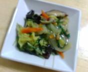レシピの材料＋冷蔵庫の残り野菜で作ってみました♪美味しく整理もできて便利ですね～